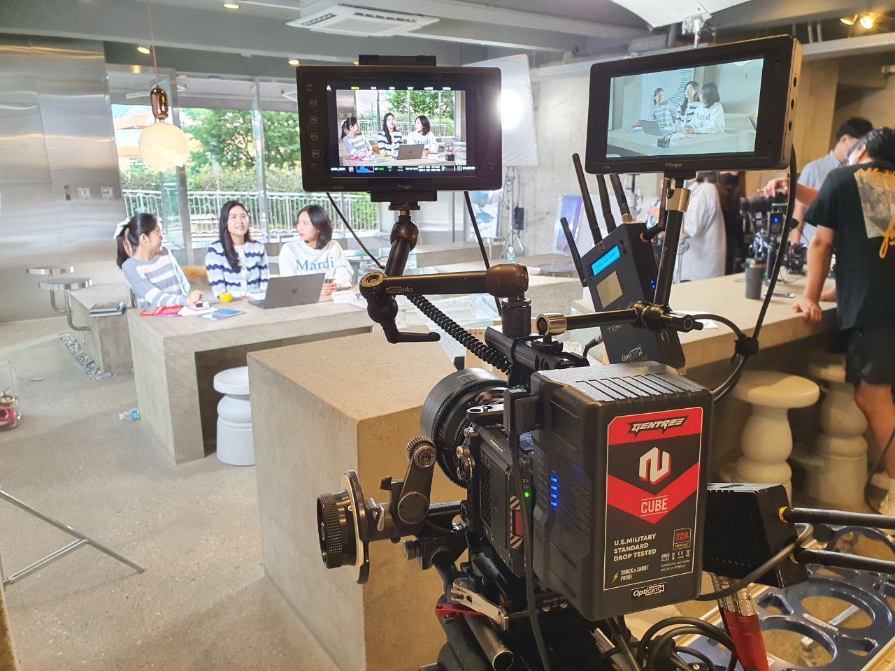 이노빈 촬영현장